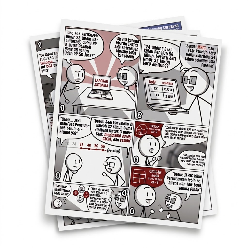 Visual Komik Aktuaria PSAK 219